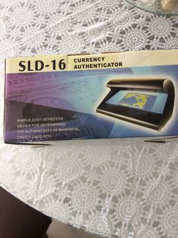 Currency Authenticator SLD-16