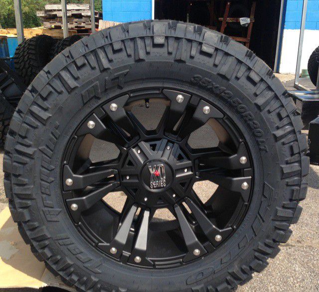 Nitto 35" Tires & 20x10  6x135 6x139.7 8x165.1 8x165.1 8x170  Rims (New-Deal)