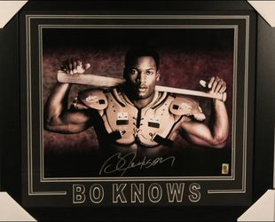 BO Jackson 20x24 frame signed and coa GTSM