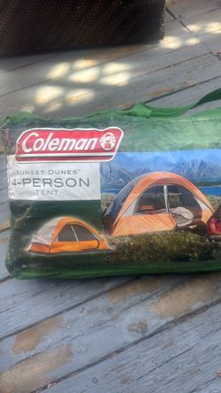 Coleman sunset dunes 4 person tent sleep 4