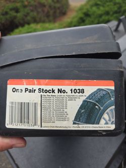 Tire chains