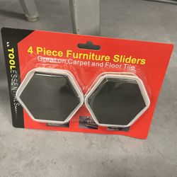 4 Piece Furniture Sliders (new) Don't Scratch Or Damage Your Floors!
