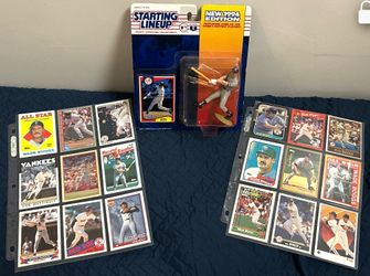 Wade Boggs Baseball Card Lot + 1994 Starting Lineup Figure – Red Sox Yankees HOF