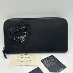 Authentic Prada Nylon Long Wallet