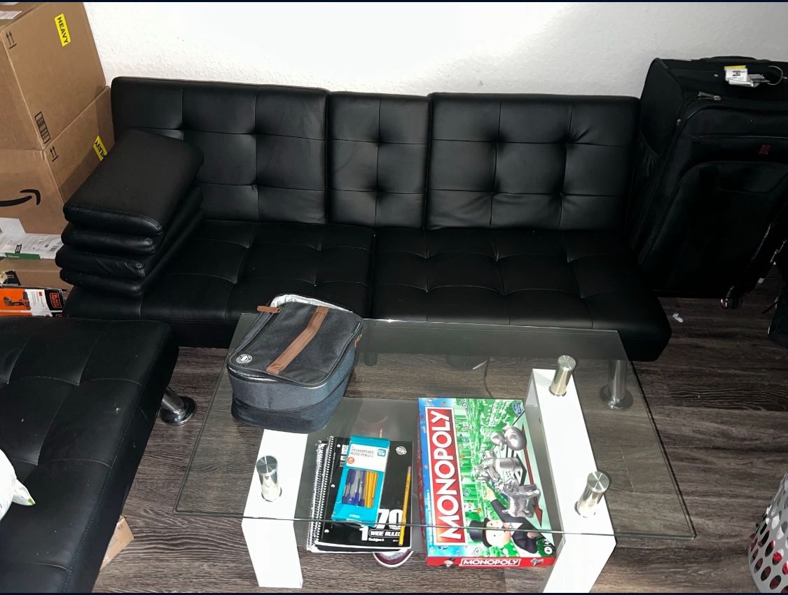 ποΈ Black Futon Sofa Bed β Clean, Comfy, and Ready to Relax