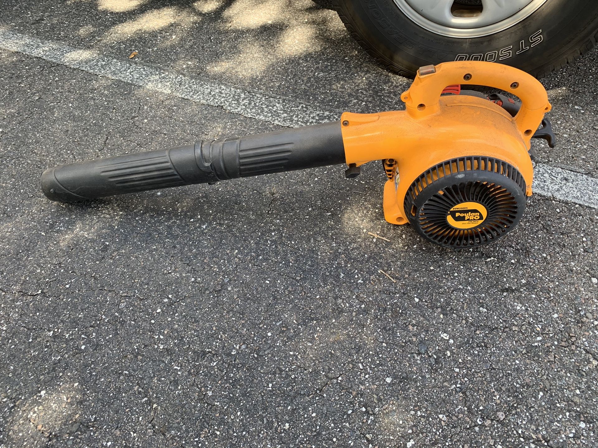 Poland professional 200 mph blower took the gas out when it was stored three months ago and I’m selling it for $30