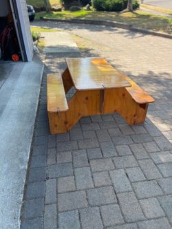 Break down picnic table