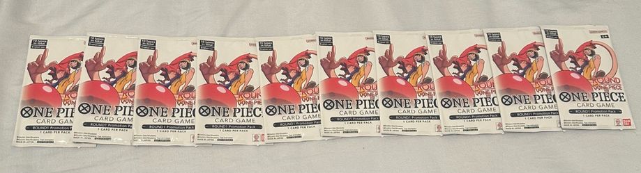One Piece Card Game Round 1 Promotion Packs x10