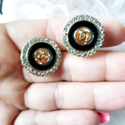 Luxury Rhinestone Clip Earrings New