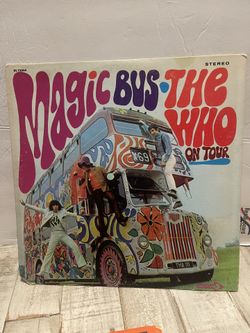 1968 LP THE WHO Magic Bus On Tour