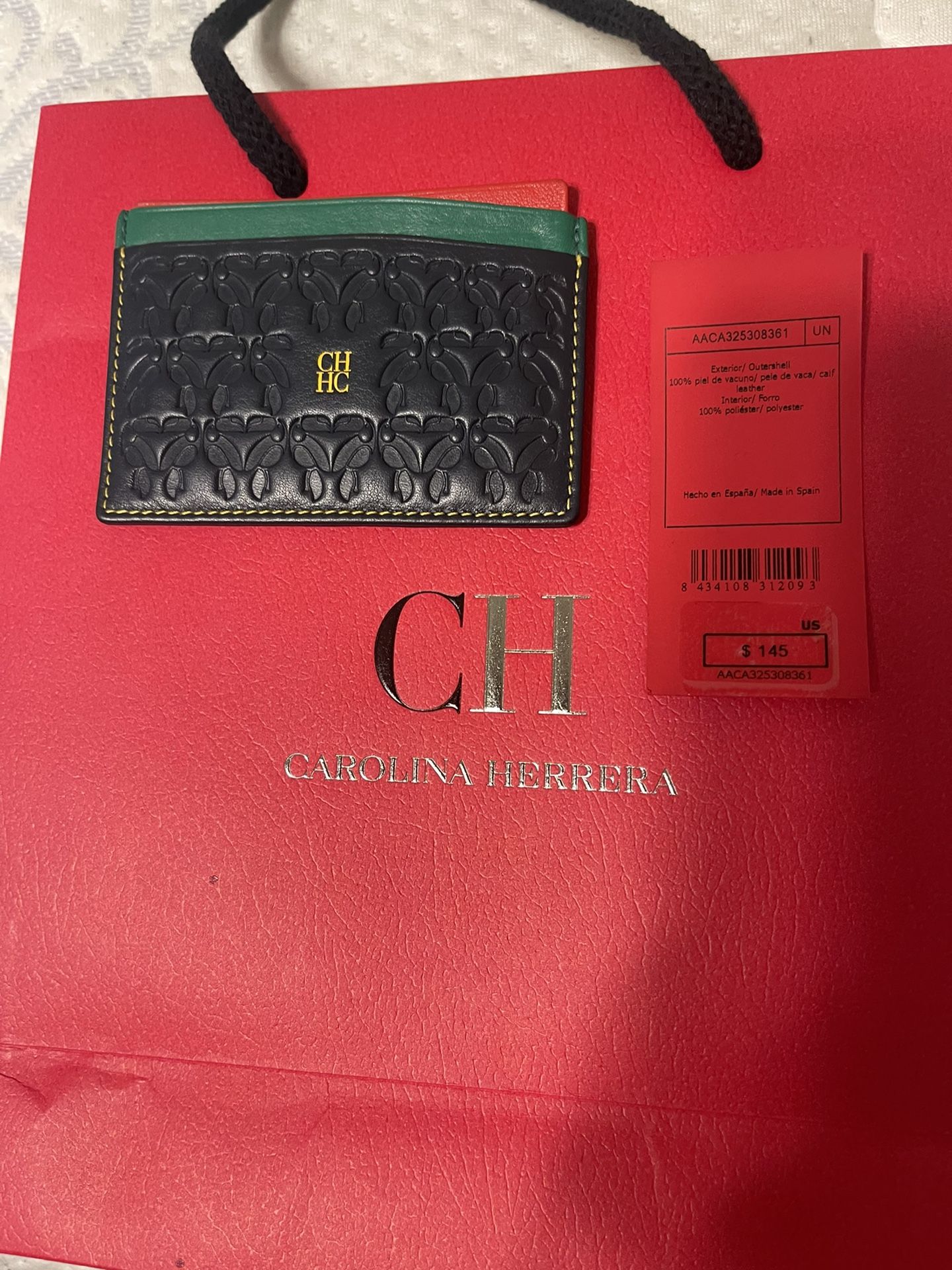 CH Carolina Herrera Leather Bags Men 2022