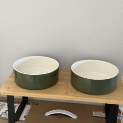 Pet Water Bowls with Stand 