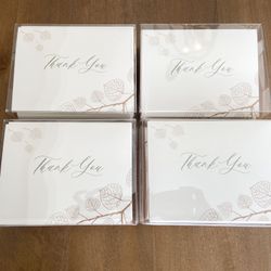 Thank You Cards and Envelopes 80ct