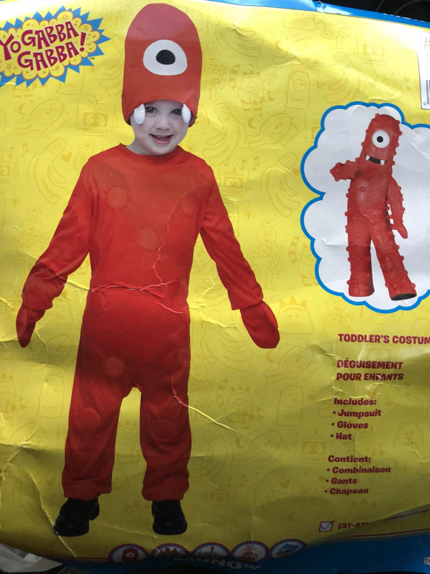 MUNO COSTUME YO GABBA GABBA COSTUME