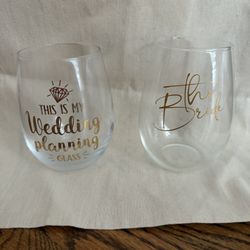 Bride Wine Glasses