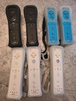 Nintendo wii Wiimotes controllers with MotionPlus built in  tested and working