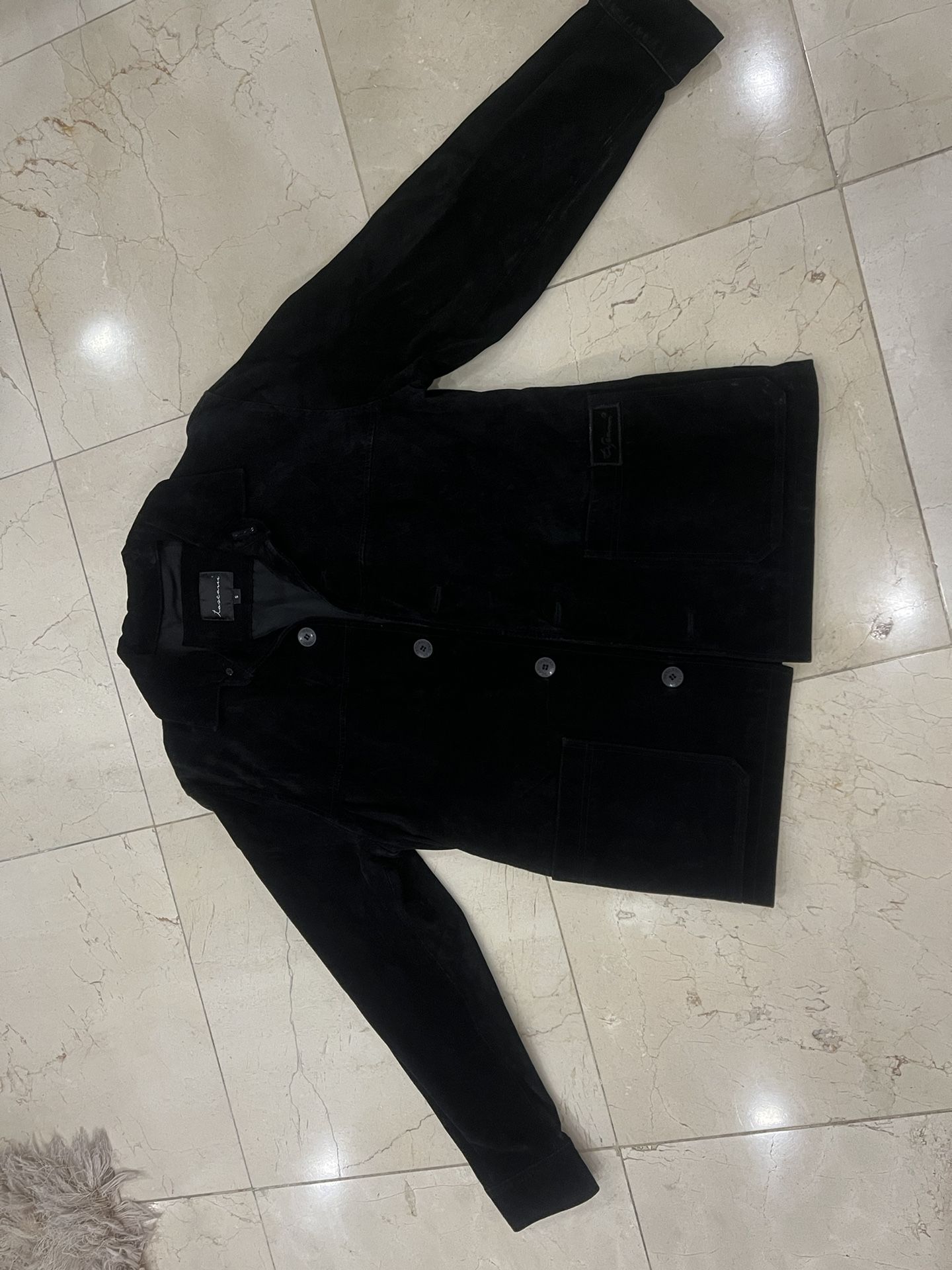 Suede jacket - Black men Size S