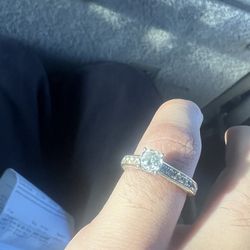 Engagement Weeding Ring, And Band