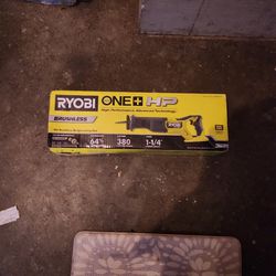 Ryobi 18v ONE Plus Brushless Reciprocating Saw, New!