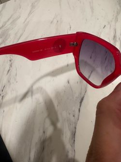 Guess red sunglasses