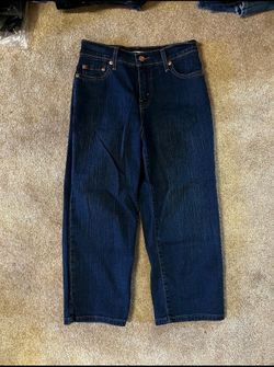 Levi’s perfectly Slimming 512 Capri Womens Jeans Size 4 pants blue denim vintage