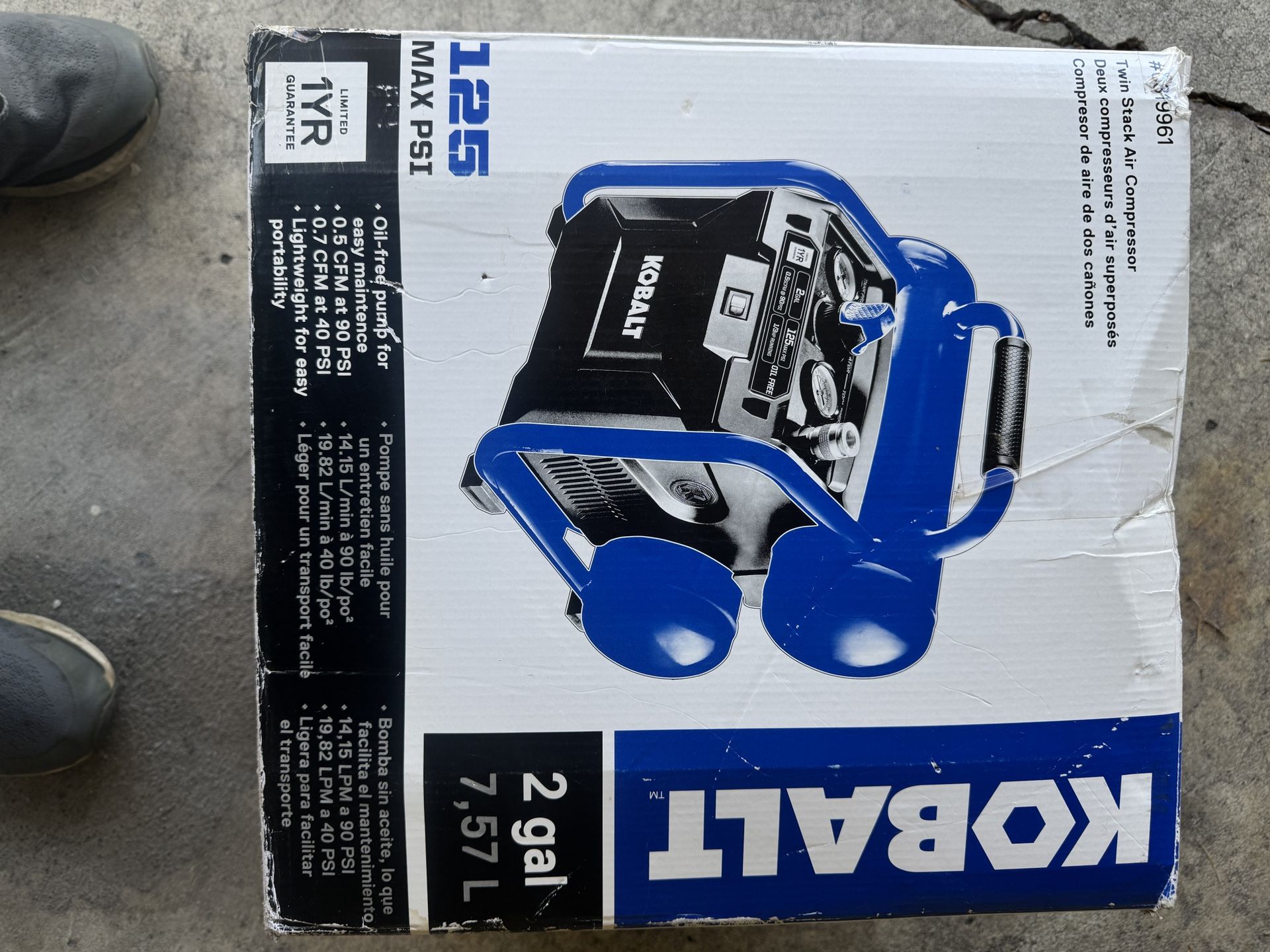 Brand New 2 Gallon Air Compressor