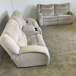 Power Recliner Sofa Set -Free Delivery -