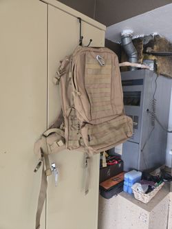 Tan Tactical MOLLE Backpack