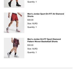 Xl Standard Fit Jordan Shorts 