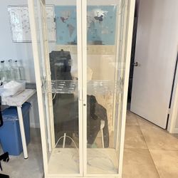 MILSBO Glass Door Cabinet 