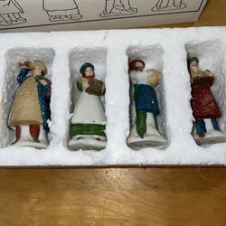 Dept 56 “ Shopkeepers” Heritage Village Collection Retired Rare Set Of Four