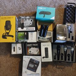 MAKE OFFER New Home Studio Microphones, Audio Interfaces, Mixers, Etc.