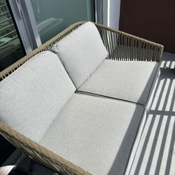 Outdoor Couch With Side Table
