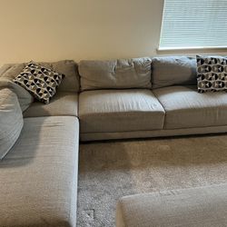Great Sectional Couch And Ottoman