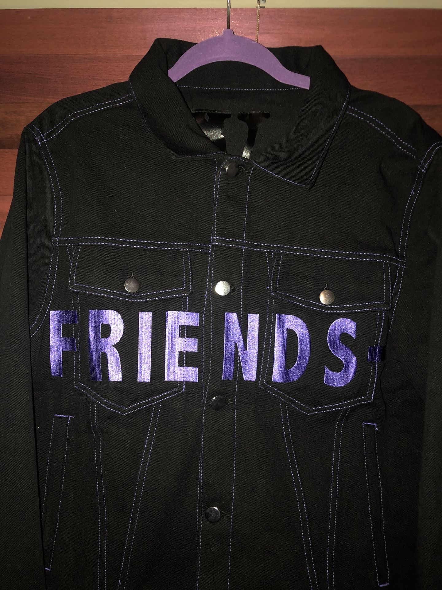 Vlone friends denim jacket in Pasadena, CA -