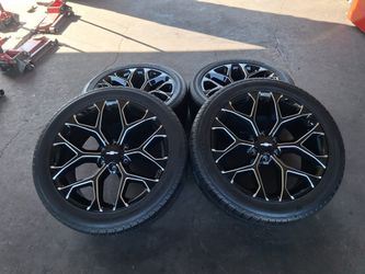 Rines Nuevos 22x9 Snowflakes Para Chebrolet Gmc Sierra Tahoe Yukon Suburban Abalanche Silberado Escalade 