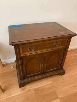 Wooden side Table / Storage