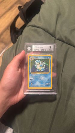 Pokemon BGS 9 1st edition blastoise