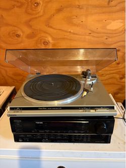 Turn table and stereo receiver