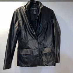No Boundaries Black Faux Leather Size Junior Small