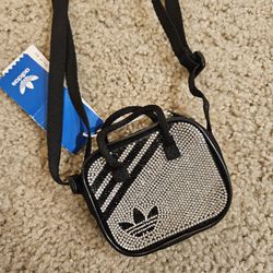 bling bling mini adidas pouch/ crossbody bag