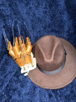 Freddy Krueger Hand & Hat Costume