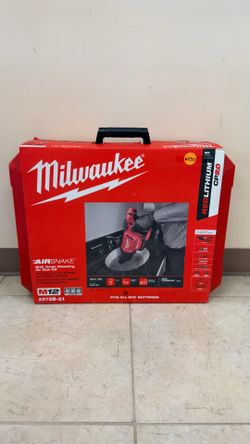 MILWAUKEE M12 AIR SNAKE DRAIN CLEANING AIR GUN KIT