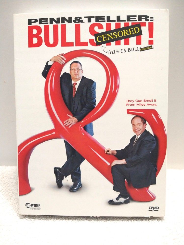 'Penn & Teller = Bulls#!t' Season One 
3-Disc DVD Set