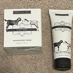 BEEKMAN PURÉ GOAT MILK HAND CREAM