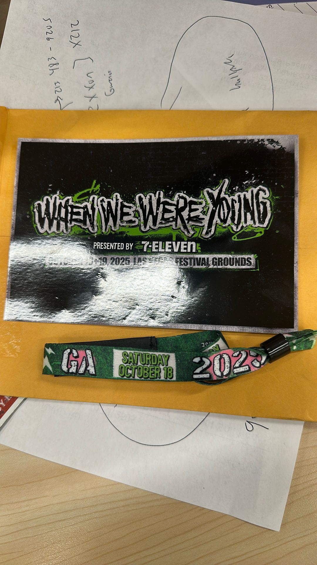 When We were Young Festival Saturday General Admission (2)