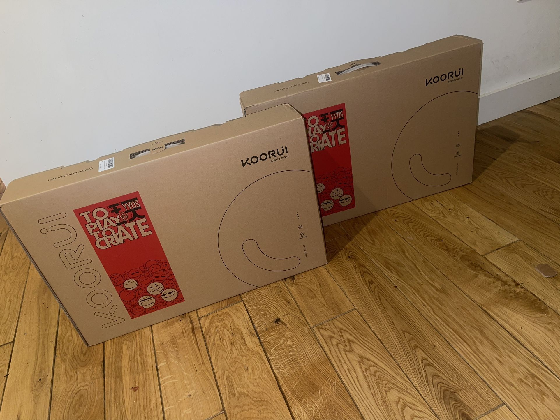 2-24” Koorui Monitors
