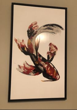 Koi Fish Wall Decor 35.5x59 