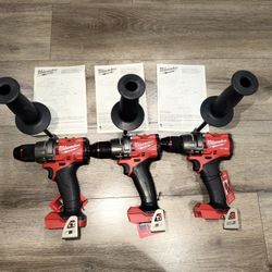 Milwaukee (EACH‼️) M18 FUEL  Brushless Cordless 1/2 in. Hammer Drill/Driver (Tool-Only)