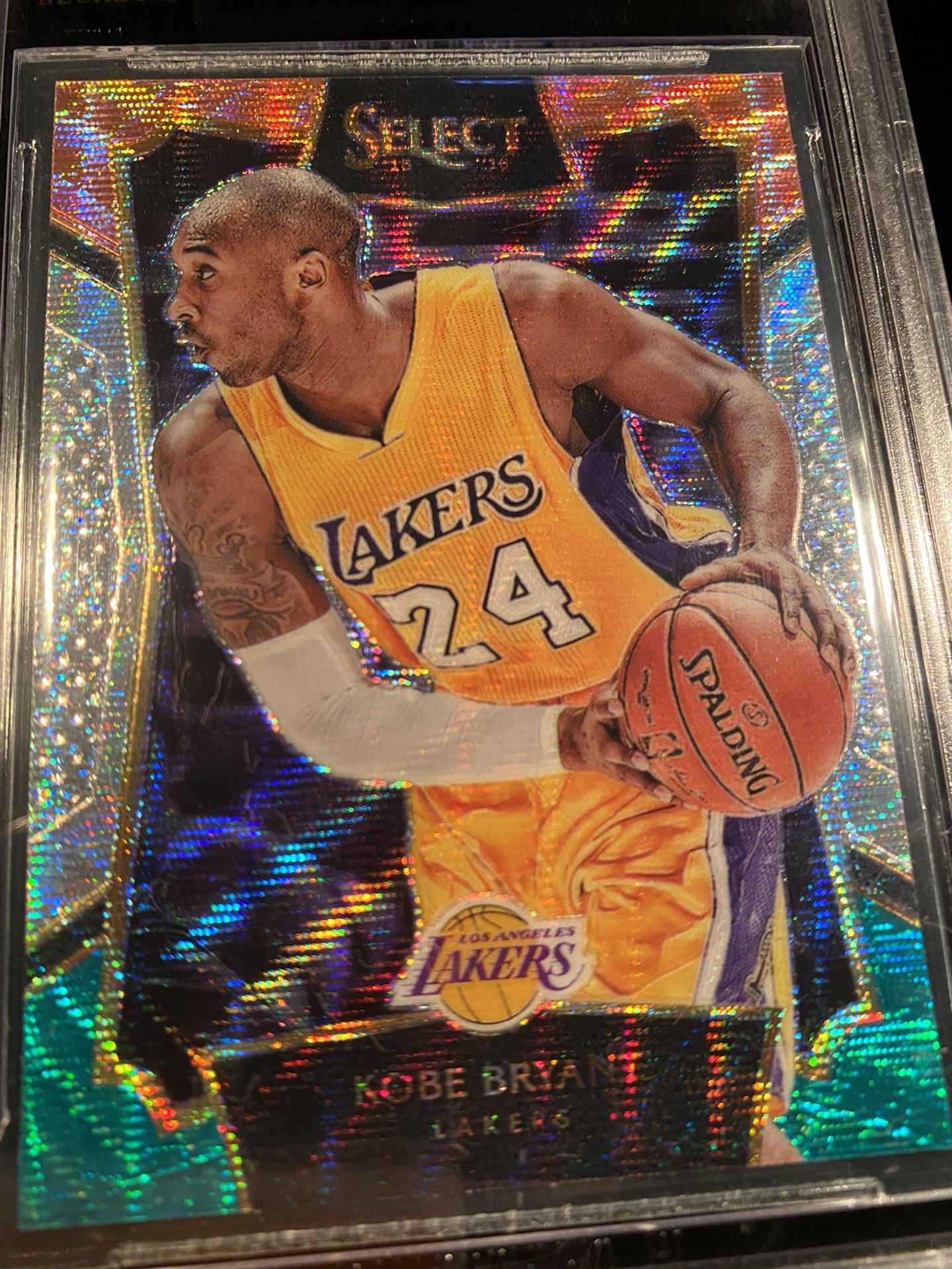 Panini Prizm Kobe Bryant Refractor Card Rare Tri Color LOW POP BGS